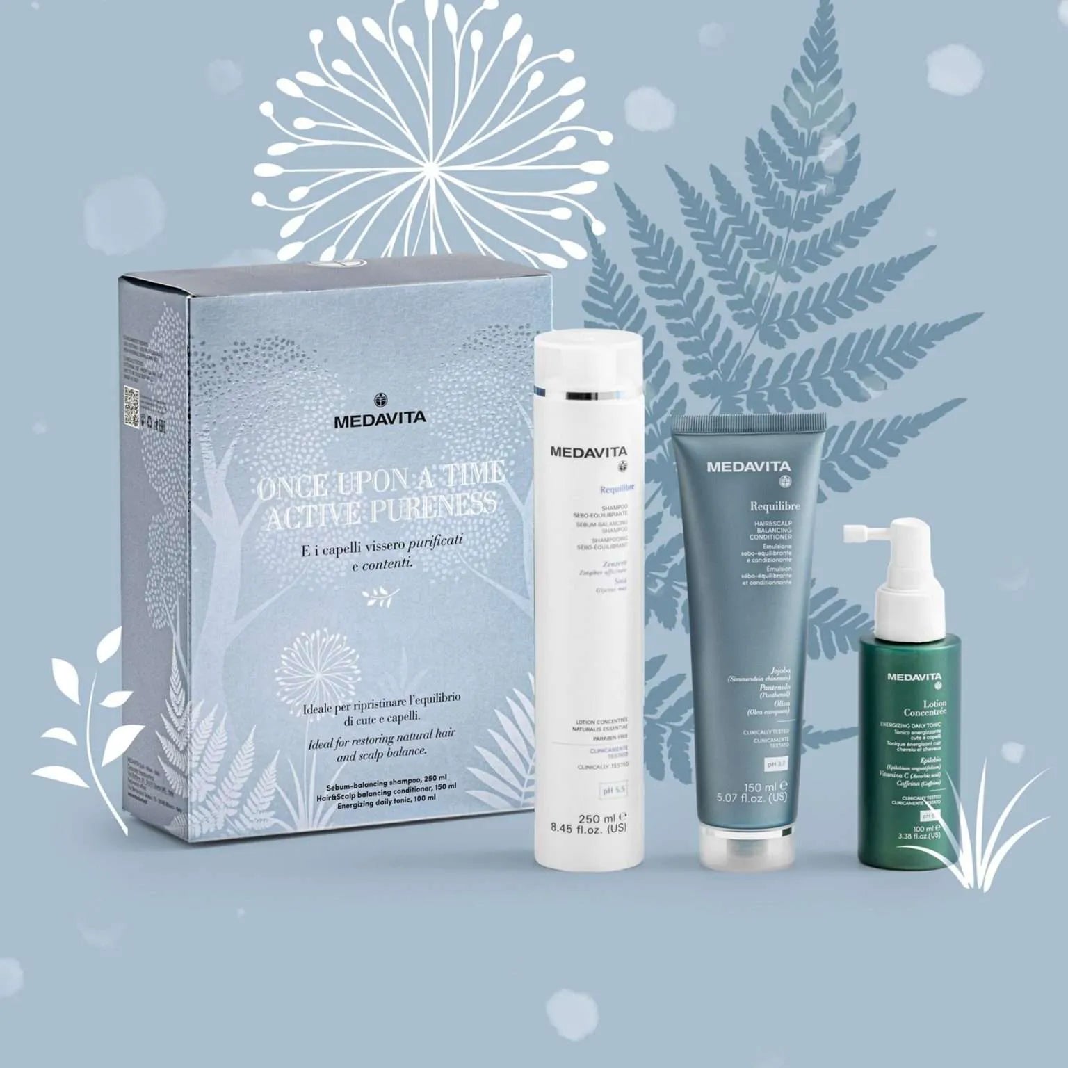 Tratament par gras - Medavita Requilibre | 3 Produse - Coafor Bucuresti