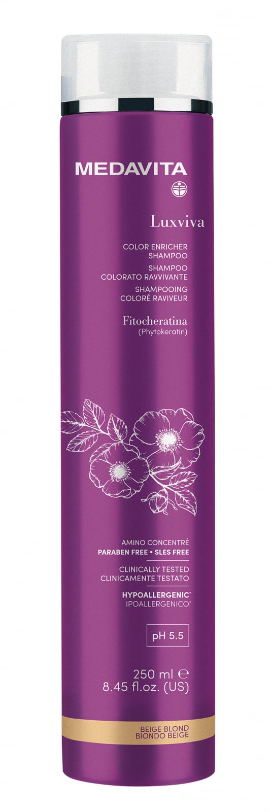 Sampon Colorant Beige Ph 5.5 -250 ml - Coafor Bucuresti