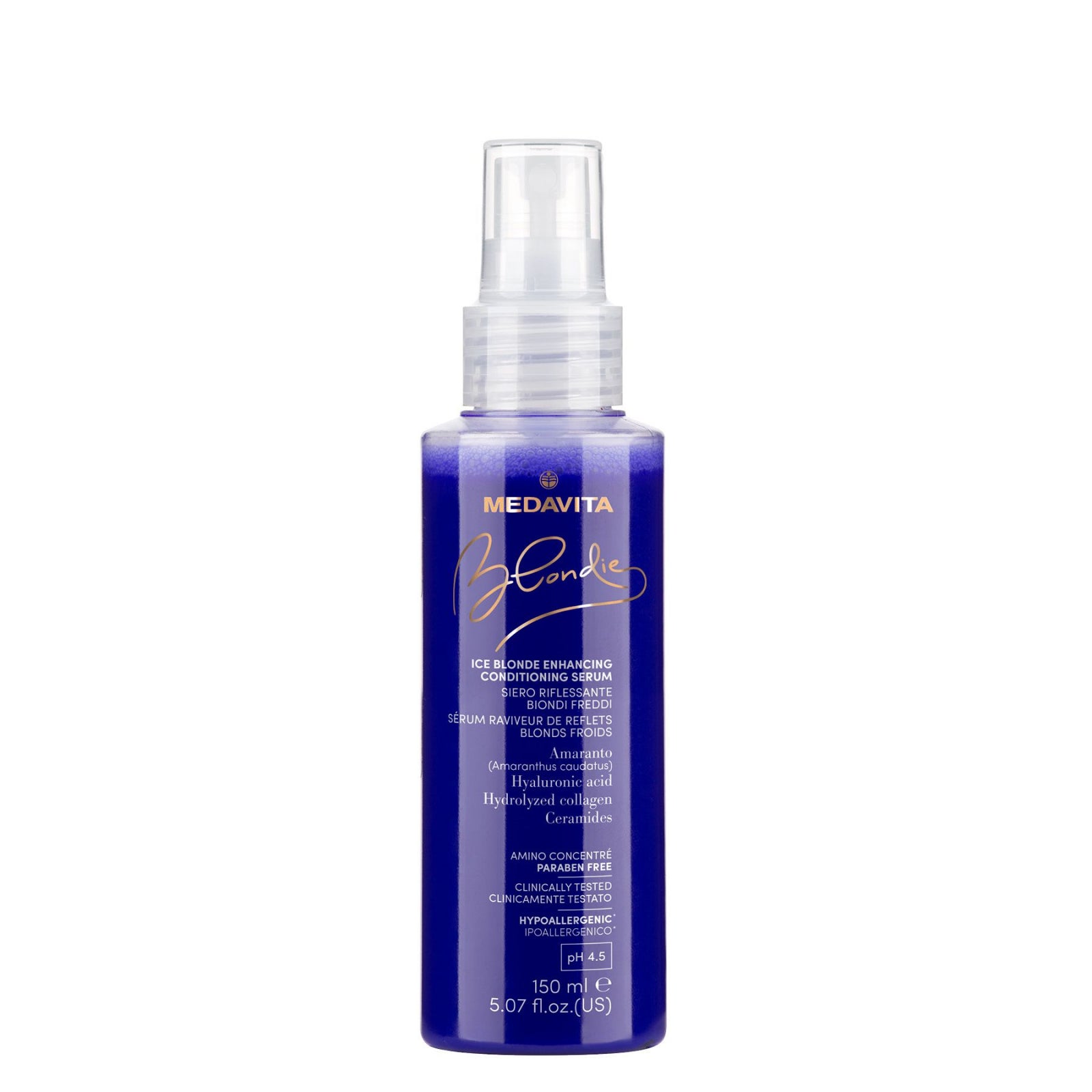 Balsam bifazic cu pigment rece cenusiu fara clatire cu colagen si ceramide -150ml - Coafor Bucuresti