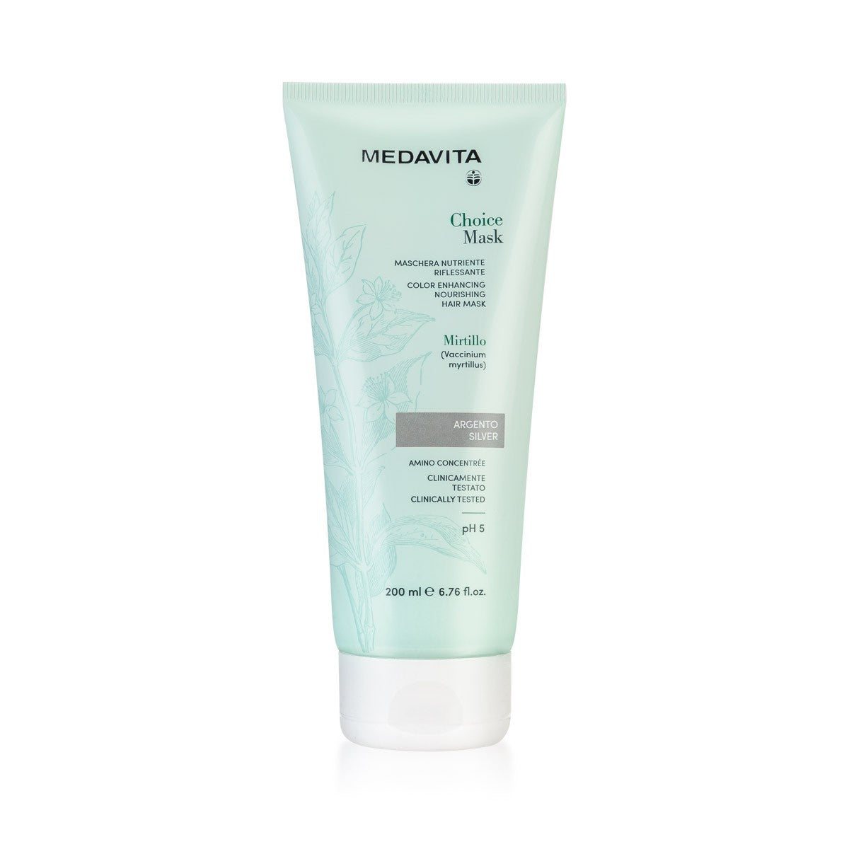 Mască de păr colorantă Argintie (Argento)