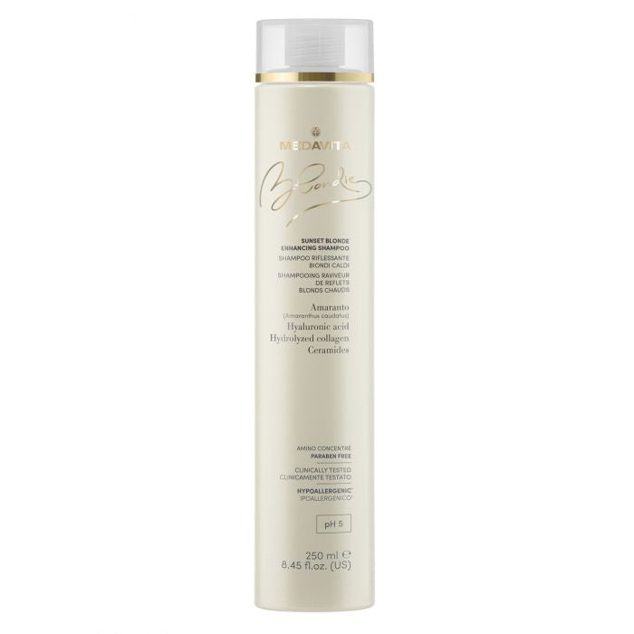 Sampon blondie pentru blonduri calde cu acid hialuronuc,colagen,deramide -250 ml - Coafor Bucuresti