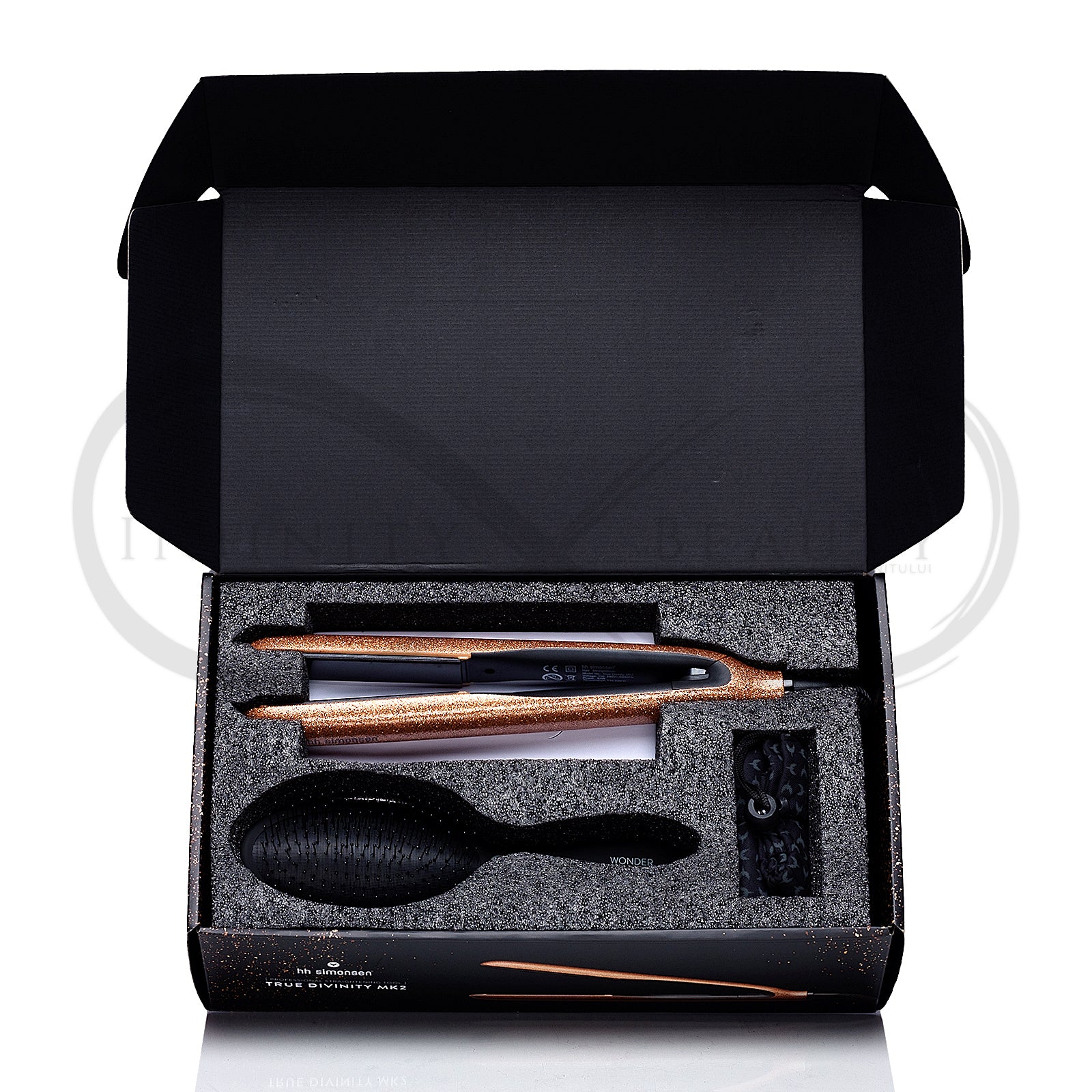 Placa pentru indreptat parul TRUE DIVINITY MK2 ORANGE SAPHIRE - Coafor Bucuresti