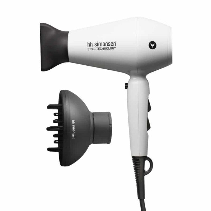 Uscător de păr compact HH SIMONSEN PEARL WHITE - Coafor Bucuresti