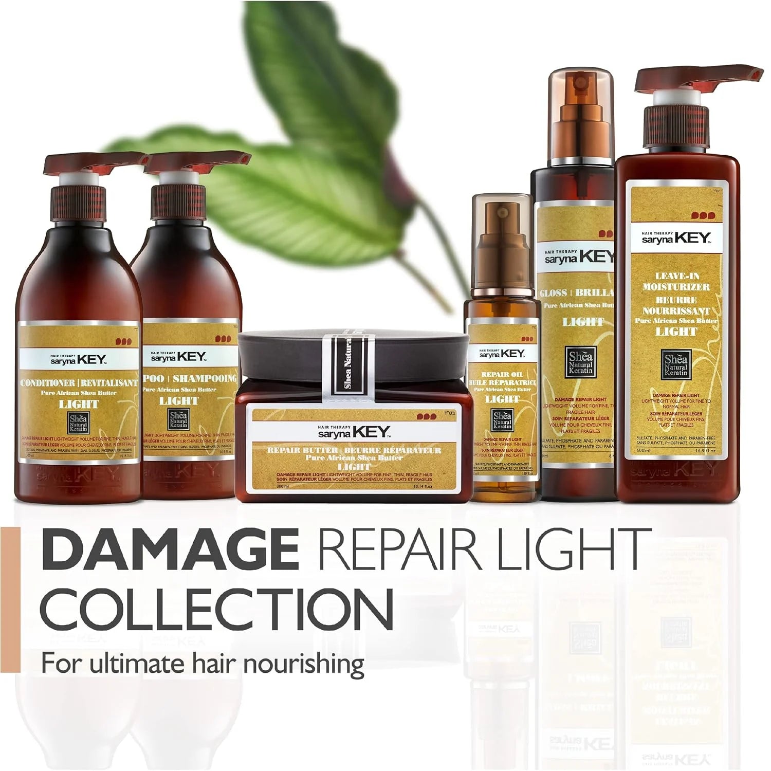 SARYNA KEY Sampon par subtire, fragil, degradat - Damage Repair Light - 300ml - Coafor Bucuresti